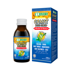 Hurixs Gamat Plus Syrup (Herba & Madu) x 100ml