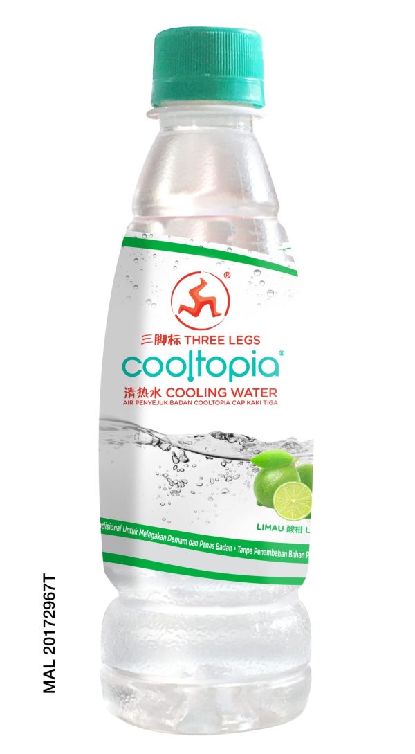 Cooling Water x 320ml (Cap Kaki Tiga) (Lime)