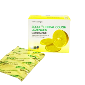 Zecuf Herbal Cough Lozenges (Lemon) 5x4's