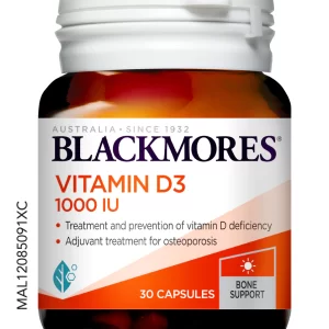 B/Mores Vitamin D3 1000IU Caps x 30's