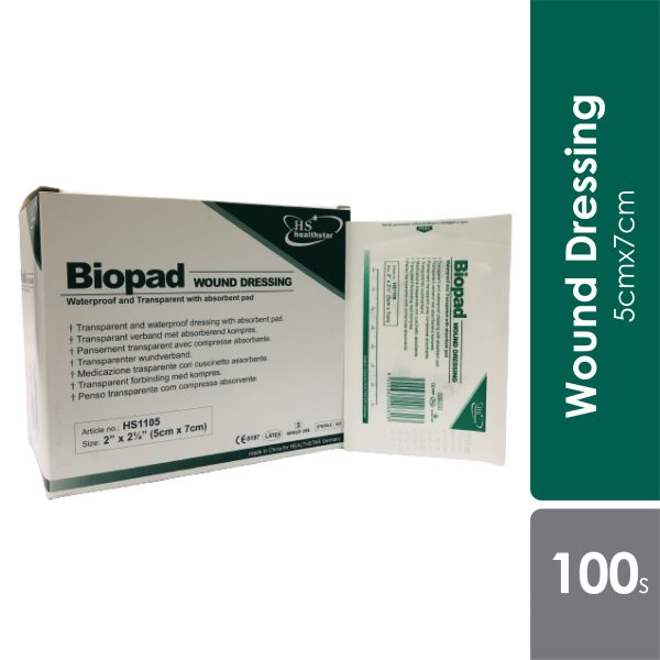 Biopad Wound Dressing 5cmx7cm x Each