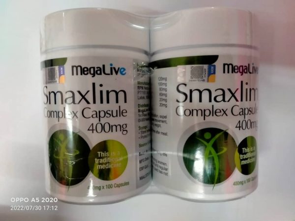 MegaLive Smaxlim V/Caps 400mg  2x100's
