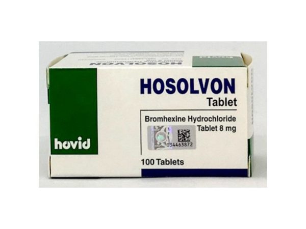 Hosolvon Tabs 8mg 10x10's