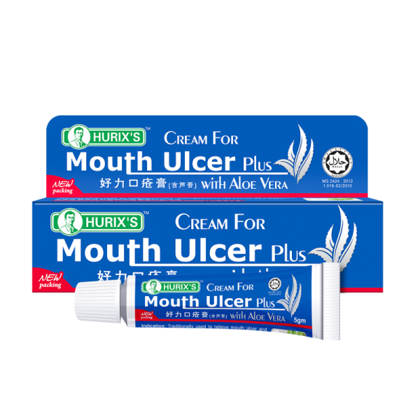 Hurixs Cream For Mouth Ulcer Plus w Aloe Vera x 5g