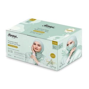 Face Mask Hijab Medical Himaya x 50's (Ocean Blue)