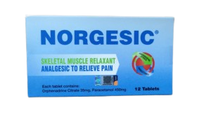 Norgesic Tabs 450mg x 12's