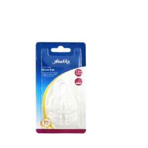 Anakku Long Silicone Teats 12+Months (XL) (163-117) x 2's
