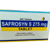 Safrosyn S. Tabs 275mg 50x10's