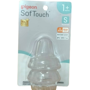Pigeon SofTouch Teat 1+Months (S) (79661) x 2's
