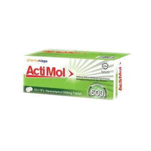 Actimol 500mg Tabs 10 x 10's