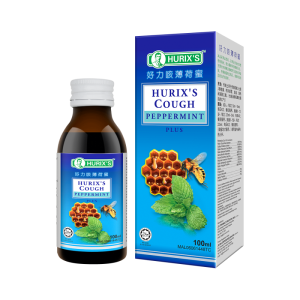 Hurixs Cought Peppermint Plus Syrup x 100ml