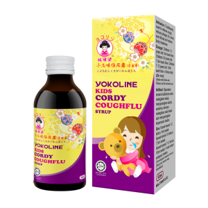 Yokoline Kids Cordy Coughflu Syrup x 60ml