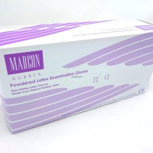 Marcon Latex Exam. Gloves (L) x 100's (Powdered)