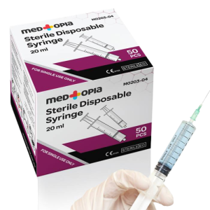 Disposable Syringe Sterile 20ml (LS) (Medtopia) x 50's