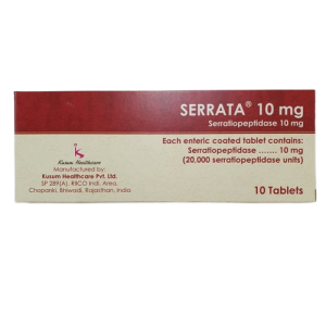 Serrata Tabs 10mg 10x10's