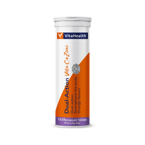 Vita Dual-Action Vita C + Zinc Eff Tabs x 10's