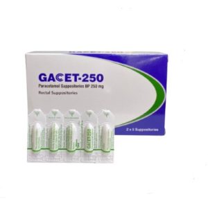 Gacet Supp 250mg 2x5's