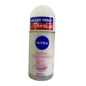 Nivea Deo R/On Extra Brightening x 50ml (RM10.40)
