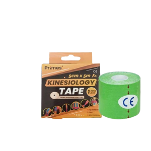 Primes Kinesiology Tape Green 5cm X 5cm x Each