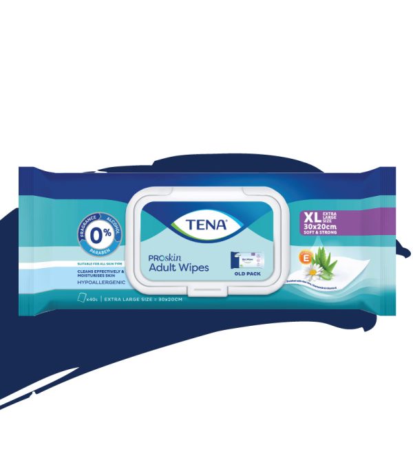 Tena Proskin Adult Wipes 40's