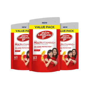 Lifebuoy B/Wash Multivitamins+ A/Bacterial Refill x 450ml (Total 10)
