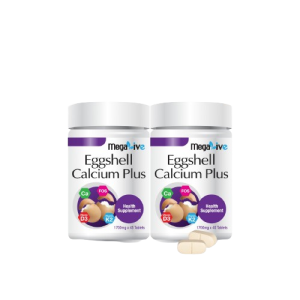 MegaLive Eggshell Calcium Plus 2x45's