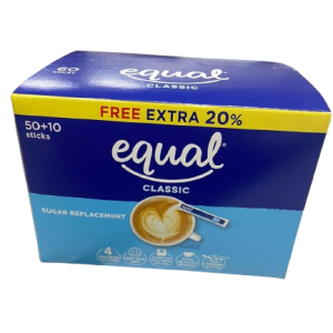 Equal Sachets x 50's+10's