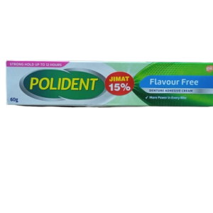 Polident Adhesive Cream Tube x 60g (F/Mint) Jimat 15%
