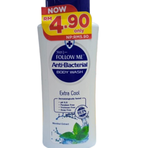 Follow Me Anti-Bacterial Body Wash x 220ml (Extra Cool) RM 4.90
