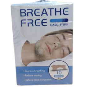 Breathe Free Adult Regular Nasal Strips x 10's