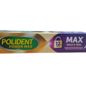 Polident Power Max Hold + Seal Adhesive Cream (F/Free) x 70g