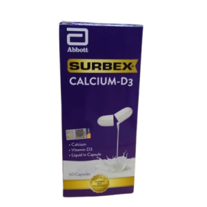 Surbex Calcium-D3 Caps x 60's