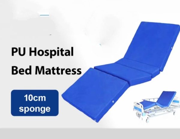 Four Fold Mattress For Hospital Bed-8cm (3'') PVC Blue x Each