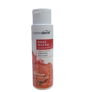 Cosmoderm Rose Water Lightening Face Toner x 100ml