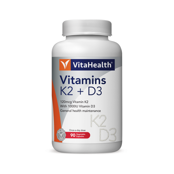 Vita Vitamins K2+D3 V/Caps x 30's