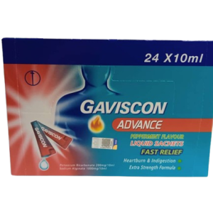 Gaviscon Advance Peppermint Sachets 24x10ml