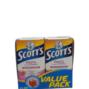 Scotts Vit-C Mixberry Pastille 2x50's