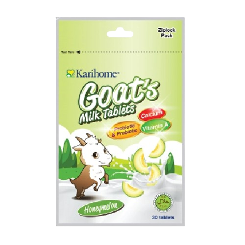 Karihome Goats Milk Tablet 24gx12's (H/Melon)