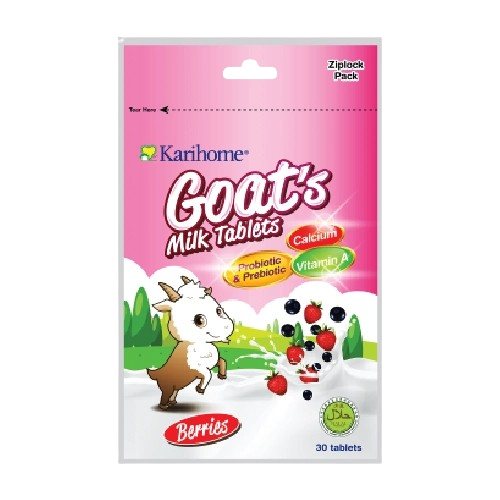 Karihome Goats Milk Tablet 24gx12's (Berries)